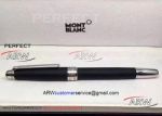 Perfect Replica Montblanc Meisterstuck Rollerball Pen - Wholesale Black Matte & Silver trim AAA+